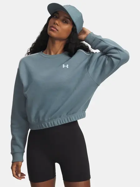 Under Armour UA Rival Fleece Piped Crew-BLU Women's Sweatshirt - Women's