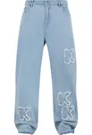 Karl Kani Džínsy  modrá denim