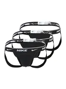 NIKE Underwear Nohavičky  čierna / biela
