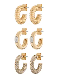 ABOUT YOU Náušnice  zlatá / priehľadná