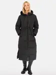 PERSO Woman's Women's long real down jacket with a zipper ,  color