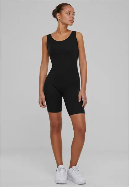 Dámsky organický strečový dresový overal - čierny