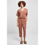 Women's terracotta modal jumpsuit
