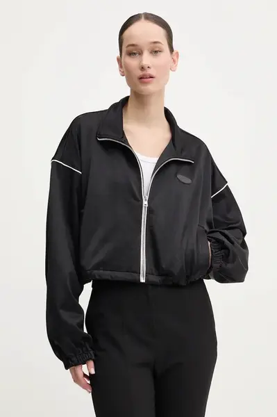 Mikina HUGO dámská, černá barva, hladká, 50534046