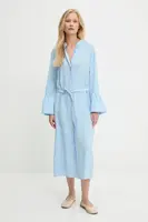 Šaty Answear.LAB modrá barva, maxi