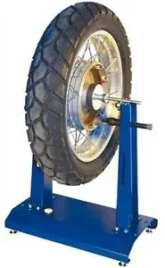 Statická vyvažovačka, stojan na vypletení a vymezení házivosti kol - Kunzer