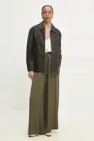 Bunda Answear.LAB hnědá barva, přechodná