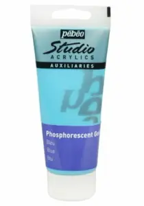 Fosforeskující barva Pébéo 100ml – modrá