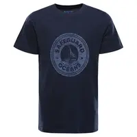 Pánské bavlněné triko alpine pro domen modrá l