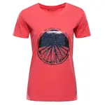 Dámské bavlněné triko alpine pro dorena červená xl