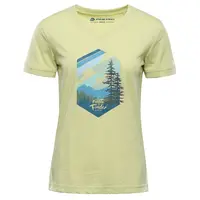 Dámské triko z nemačkavého materiálu alpine pro nogera zelená xl