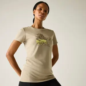 Dámské funkční tričko regatta fingal béžová 50