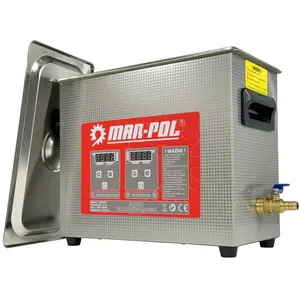 Ultrazvuková čistička 180 W, 6,5 l, nerez - MAR-POL