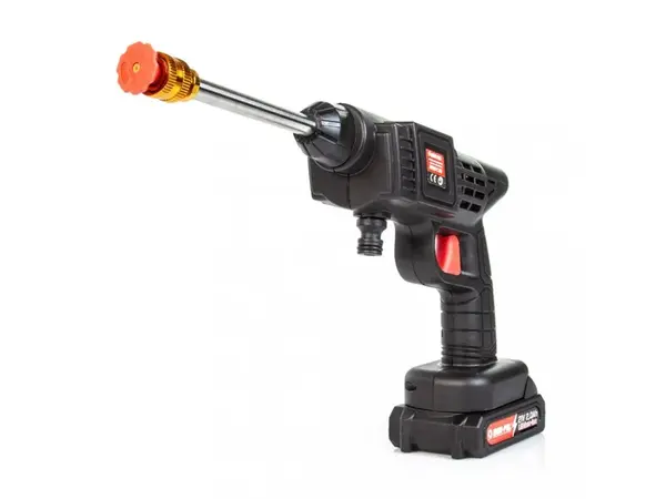 Aku tlaková myčka, baterie Li-ion 21 V, 2.0 Ah, čerpadlo 30 bar - MAR-POL