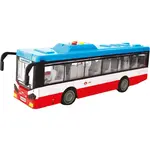 Sparkys Mestský autobus na setrvačník s osvetlením a zvukom - červený