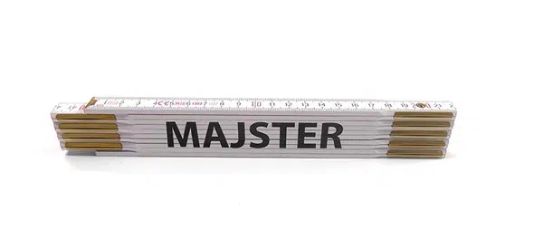MAGG Skladací metr PATRIK, 2 m Jméno na metru: MAJSTER