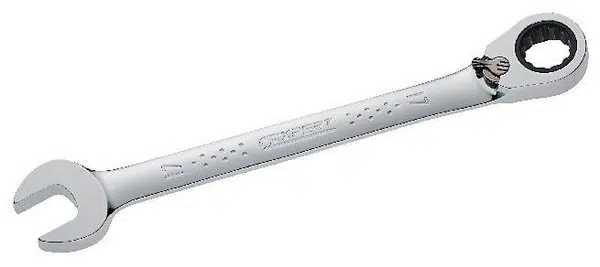 TONA EXPERT Ráčnový očkoplochý klíč s přepínací páčkou 9mm - TonaExpert E113302T Velikost: 13 mm