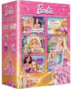 Barbie: Kolekce pro princezny 6DVD (Zpěvačka, Škola pro princezny, Diamantový zámek, Růženka, Labutí jezero, Tři mušketýři) - film z kategorie…