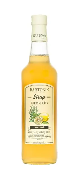 BARTONIK Sirup citron & máta 500 ml
