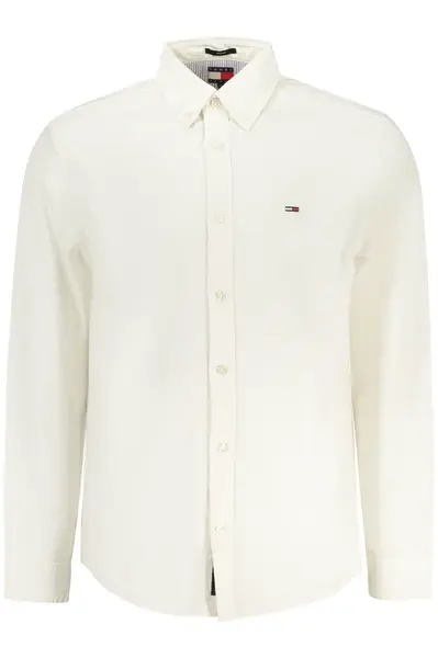Biela košeľa s dlhým rukávom Tommy Hilfiger