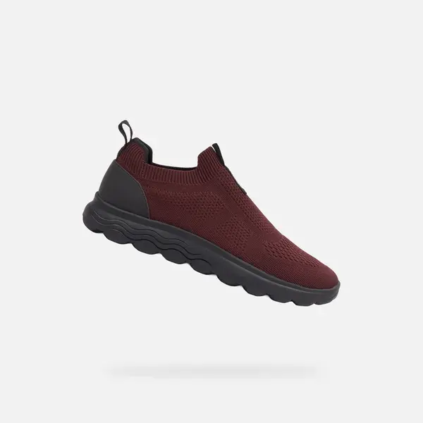 Men's Burgundy Sneakers Geox Spherica - Mens