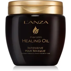 L'anza Keratin Healing Oil Intensive Hair Masque vyživující maska pro hladké a zářivé vlasy 210 ml