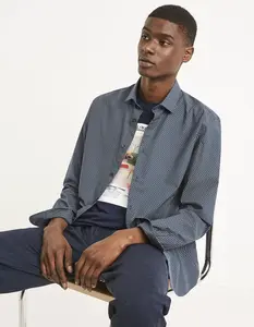 Celio Cotton Shirt Taventy - Men's
