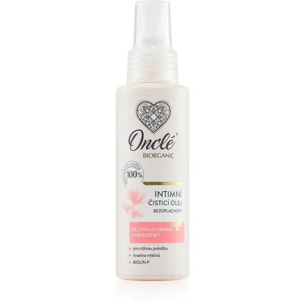 Onclé Biorganic čisticí olej na intimní hygienu 100 ml