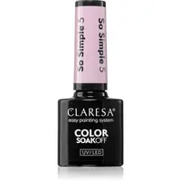 Claresa SoakOff UV/LED Color So Simple gelový lak na nehty odstín 5 5 g