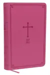 NKJV, Deluxe Gift Bible, Leathersoft, Pink, Red Letter, Comfort Print - Thomas Nelson