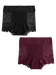 Next Nohavičky  burgundská / čierna