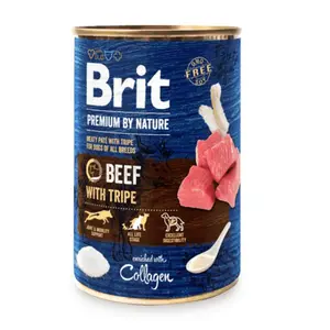 Brit konzerva Premium by Nature Beef & Tripes 400 g | Konzerva pre psov