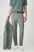 Kalhoty Medicine pánské, zelená barva