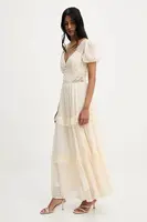 Šaty Answear.LAB béžová barva, maxi