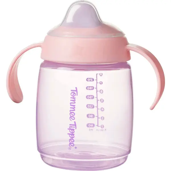 Tommee Tippee Trainer Spout tréninkový hrnek 6m+ Pink 240 ml