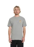 Volcom pánské tričko Meowdy Hth Sst Heather Grey | Šedá | Velikost XL