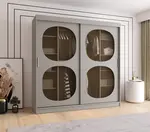 Šatní skříň Abi Bahrajn 2 Rozměry: 200 cm, Barva korpusu + barva dveří: Kašmír + Kašmír