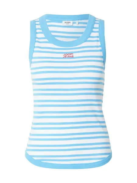JOOP! Jeans Top 'Tiani'  nebesky modrá / biela