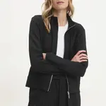 Mikina Dkny dámská, černá barva, vzorovaná, P4KE6ZNG