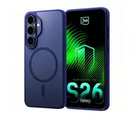 3mk ochranné pouzdro Smoke MagCase pro Samsung Galaxy S26+, modrá