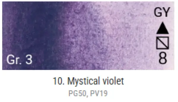 Akvarelové barvy Grand Godet – 10 Mystical Violet