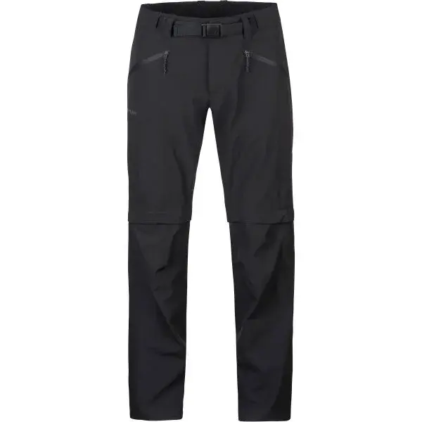 Hannah BINDERS Z-OFF Pánske odopínateľné nohavice, čierna, veľkosť