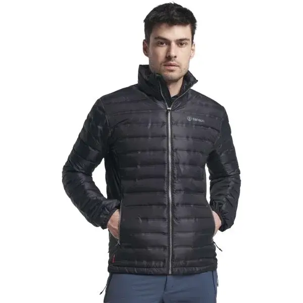 TENSON TXLITE DOWN JACKET Pánská péřová bunda, černá, velikost