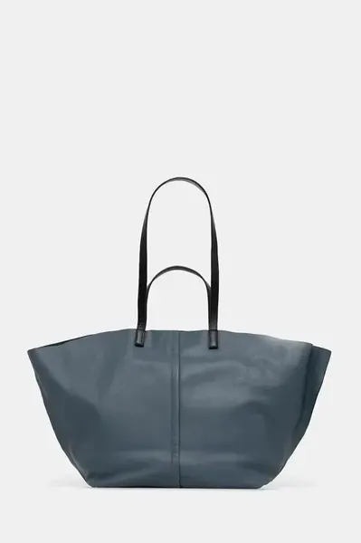 Kožená kabelka AllSaints PHOENIX černá barva, W493XB