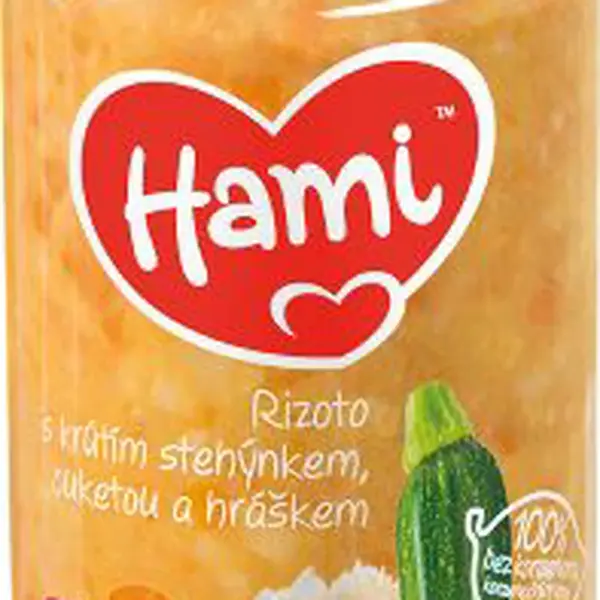 Hami Rizoto s krůtím cuketou a hráškem 12m+ 250 g