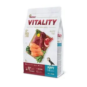 Akinu VITALITY kachní & rybí granule pro malá střední štěňata 3 kg