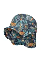 Dětská čepice Jamiks MURANO tmavomodrá barva, vzorovaná, JLH156