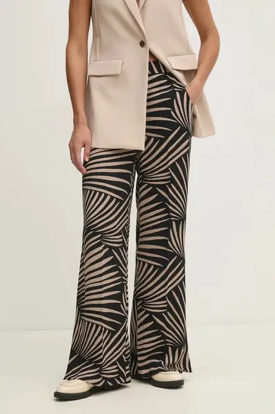 Kalhoty Joseph Ribkoff dámské, černá barva, jednoduché, high waist, 251085