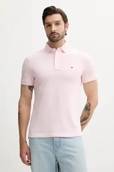 Tommy Hilfiger polo bavlněné s elastanem