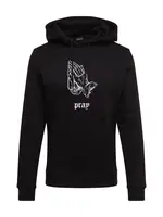 Mister Tee Mikina  čierna / biela